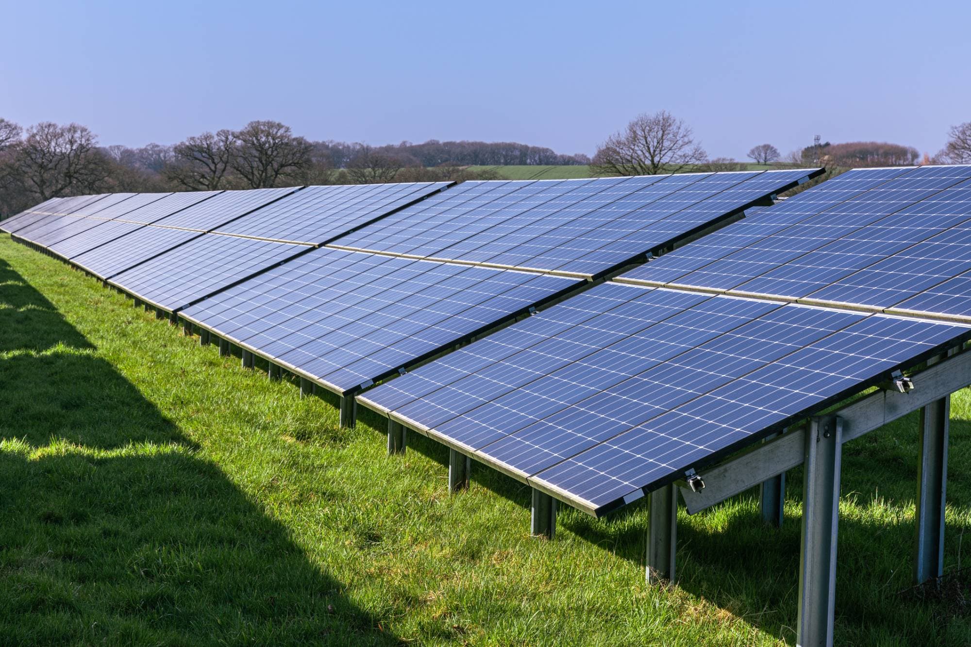 Ground Mount Solar Structures supplied by KLY Infra